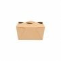 Take away box karton bruin - 360 graden presentatie