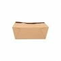 Take away box karton bruin b - 360 graden presentatie