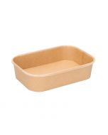 Bak karton rechthoekig bruin kraft 500 ml