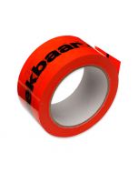 Breekbaar tape PVC fluor oranje 50 mm x 66 m - low noise