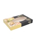 Cateringdoos vis parelmoer 460 x 310 x 80 mm - karton / PLA