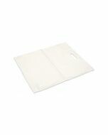 DKT draagtas LDPE plastic wit 45 x 50 + 2 x 5 cm - 50 my