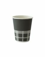 Duni koffiebeker Café Izza zwart 240 ml - PE gecoat papier
