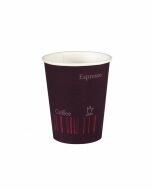 Duni koffiebeker Coffee Quick rood/paars 240 ml - PE gecoat papier