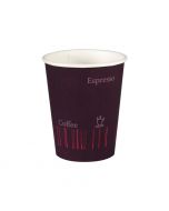 Duni koffiebeker Coffee Quick paars/rood 350 ml - PE gecoat papier
