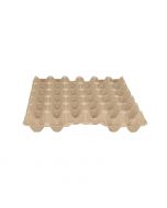 Eiertray 30 eieren grijs karton 310 x 310 mm