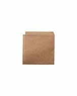 Hamburgerzakje bruin kraft 15 x 15 cm