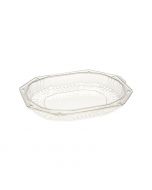 Kap voor Cateringschaal achthoekig zwart 335 x 250 x 44 mm - APET