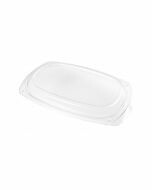 Kap voor Cateringschaal ovaal zwart 205 x 190 x 20 mm - APET