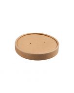 Kartonnen deksel bruin kraft geventileerd