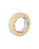 Masking tape crème/lichtgeel 25 mm x 50 m