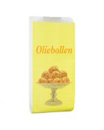 Oliebollenzakken vetwerend geel 16/5 x 38,5 cm - 3 pond