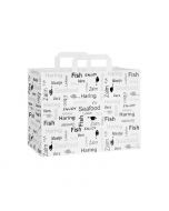 Papieren draagtas Enjoy Fish 32 x 16 x 28 cm - 70 g/m²