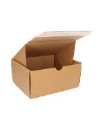 Postdoos groot met kleefstrip bruin