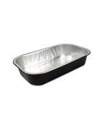 Ready2Cook aluminium bak rechthoekig zwart 234 x 138 x 43 mm - 940 ml