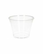 Sapbeker / saladeshaker transparant 260 ml - PET