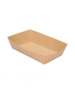 Snackbakje karton bruin kraft 140 x 85 x 43 mm - A14
