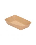 Snackbakje karton bruin kraft 113 x 65 x 35 mm - A9