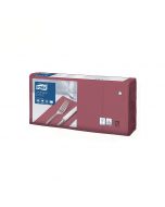 Tork servet bordeaux 33x33cm 1/8