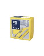 Tork servet geel 39x39cm