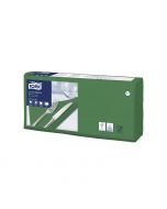 Tork servet vierkant donkergroen 477214 - 33 x 33 cm - 2-laags - 1/4 vouw