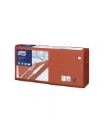 Tork servet vierkant terracotta 477216 - 33 x 33 cm - 2-laags - 1/4 vouw