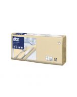 Tork servet vierkant zand 477206 - 33 x 33 cm - 2-laags - 1/4 vouw