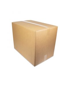 Amerikaanse vouwdoos dubbelgolf 600 x 390 x 470 mm - bruin