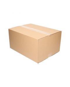 Amerikaanse vouwdoos enkelgolf budget bruin 400 x 300 x 200 mm