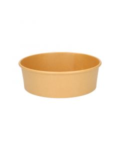 Bak karton rond bruin kraft 184 x 65 mm - 1.300 ml
