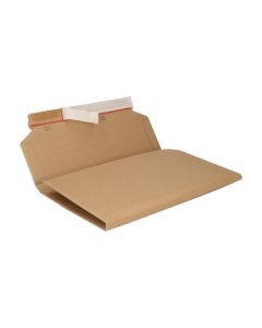 Boekverpakking wikkel bruin