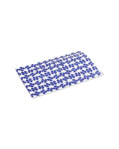 Cadeauzakje vlak klaverblad blauw 175 x 260 mm - papier