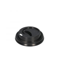 Deksel zwart voor koffiebekers 180 cc