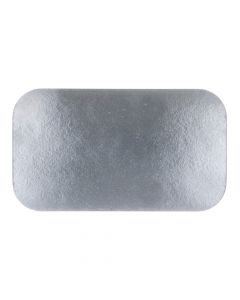 Deksel voor Aluminium bak rechthoekig met opstaande rand