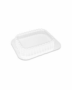 Deksel voor Aluminium bak rechthoekig met opstaande rand 145 x 120 x 20 mm - APET