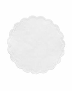 Druppelvanger papier tissue wit 90 mm