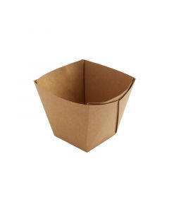 Duni Viking cube high box bruin 113 x 113 x 100 mm - 820 ml
