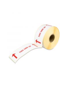 Etiket This side up rood/wit 60 x 150 mm