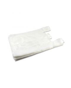 Hemddraagtas HDPE plastic transparant  37/17 x 60 cm - 20 my