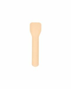 IJslepeltje papier karton bruin 94 mm