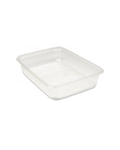 Kilobak magnetron transparant 180 x 133 x 34 mm - 500 cc - PP