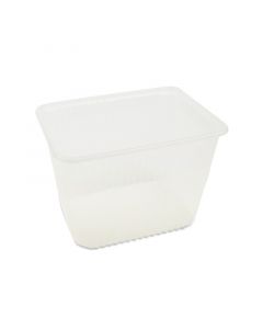 Kilobak magnetron transparant 180 x 133 x 121 mm - 2.000 cc - PP