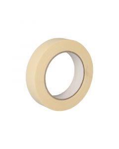Masking tape crème/lichtgeel 25 mm x 50 m