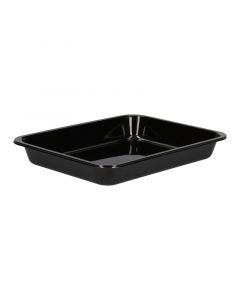 Menubak CPET 1-vaks oven/magnetron zwart 226 x 177 x 31 mm