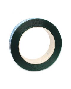 Omsnoeringsband PET groen 15,5 x 0,72 mm - kern 406 mm - 1.750 m