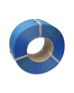 Omsnoeringsband PP blauw 12 x 0,55 mm - kern 200 mm -op rol