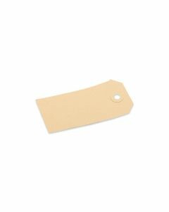 Prijslabel papier bruin versterkt 25 x 50 mm