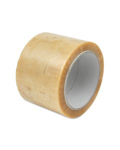 PVC tape transparant 75 mm x 66 m - low noise
