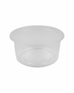Saladebakje rond transparant Ø 115 x 50 mm - 350 cc - PP (thermo gevormd)