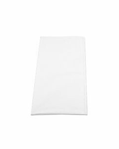 Servet rechthoekig wit 40 x 40 cm - 2-laags - 1/8 vouw